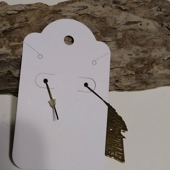 Nwt Bronze Leaf with Crystal - Picture 3 of 5